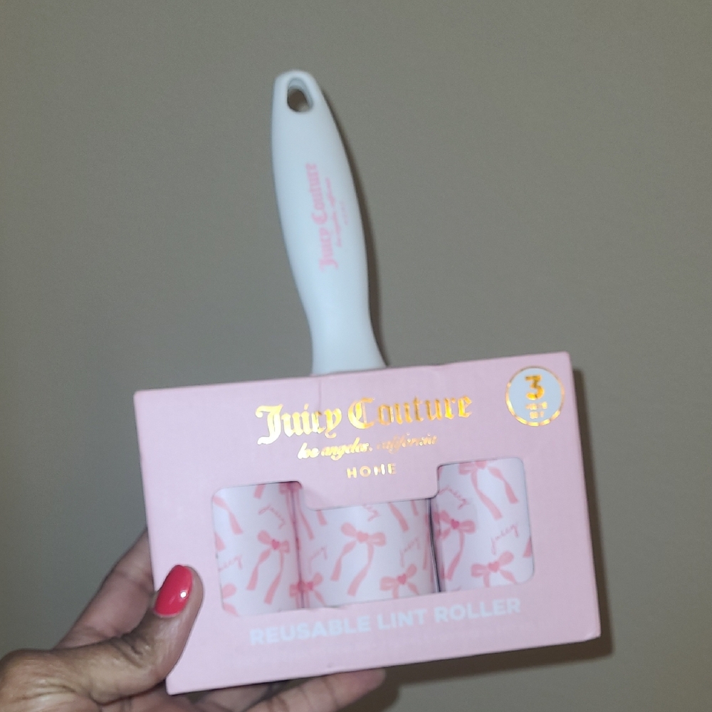 Juicy Couture Pink Reusable Lint Roller